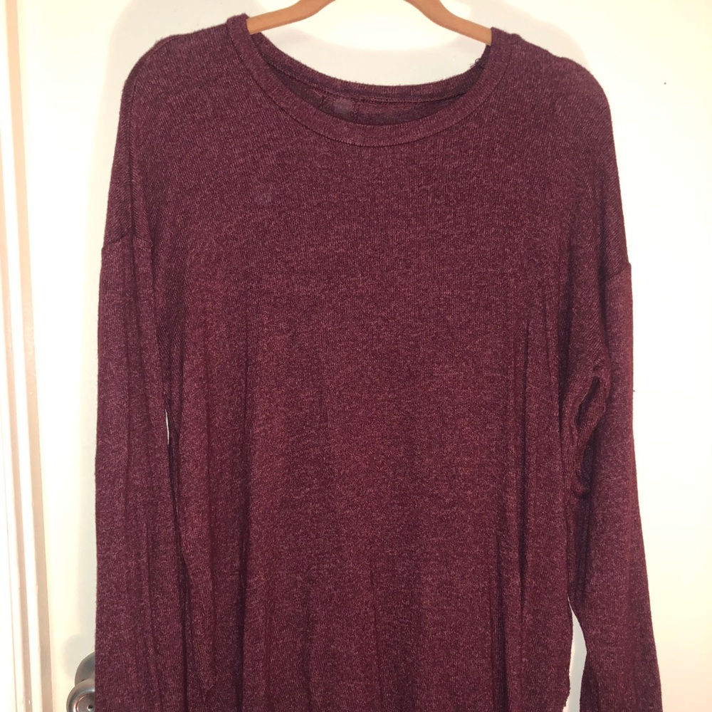 Maroon sweater